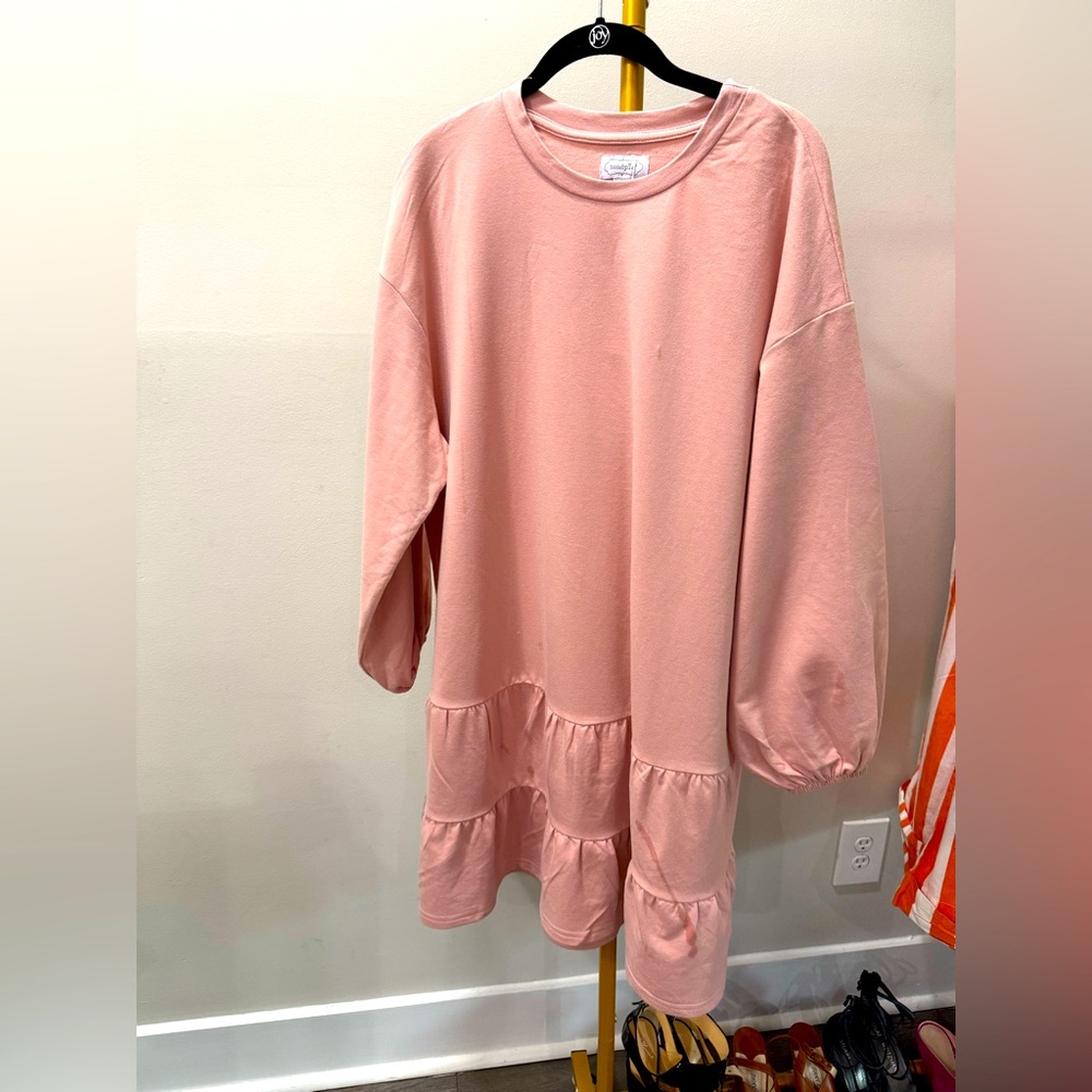 Mud Pie Pink Midi Dress